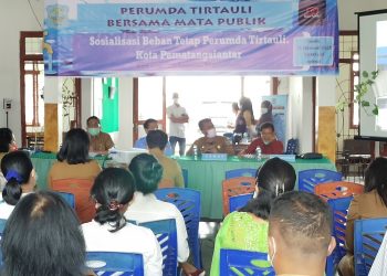 Perumda Tirtauli Gelar Sosialisasi Beban Tetap di Siantar Marimbun