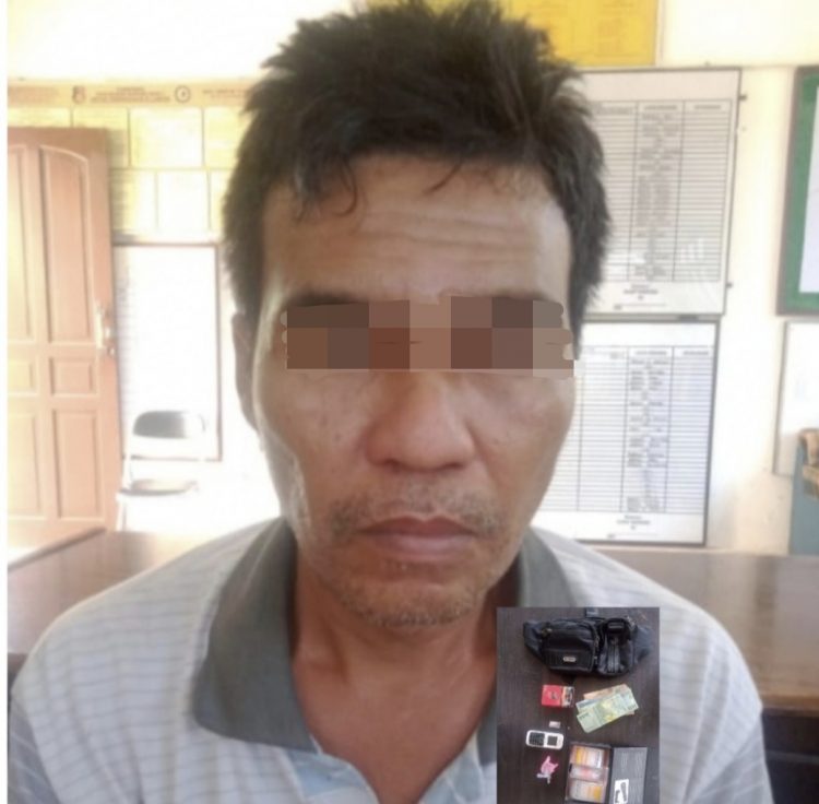 Polsek Perdagangan Ringkus Apeng Diduga Penjual Shabu di Gudang Samping Rumahnya