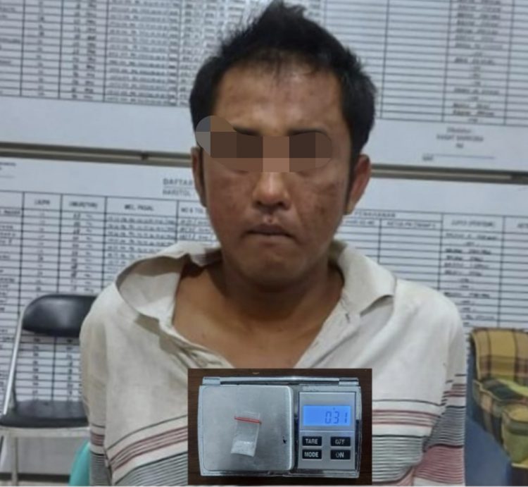 Miliki Shabu, Pria Pengangguran Diringkus Satres Narkoba Polres Simalungun