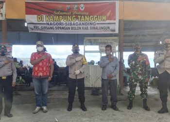 Kapolres Simalungun Tinjau Kampung Tangguh Nagori Sibaganding