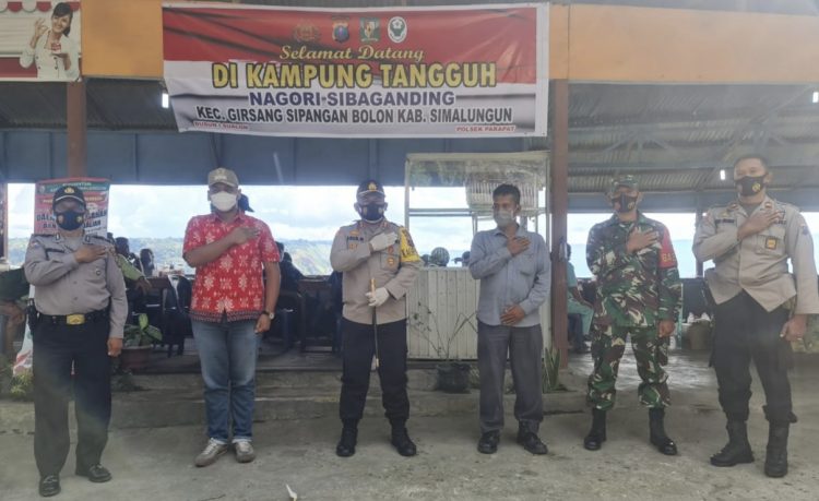 Kapolres Simalungun Tinjau Kampung Tangguh Nagori Sibaganding