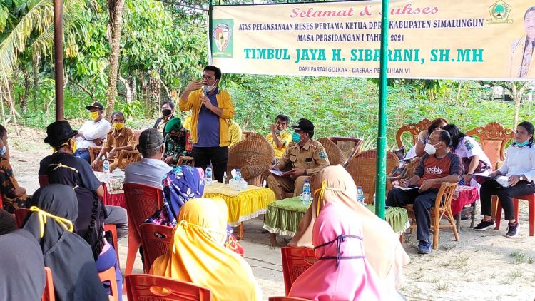 Reses KETUA DPRD SIMALUNGUN TIMBUL JAYA SIBARANI