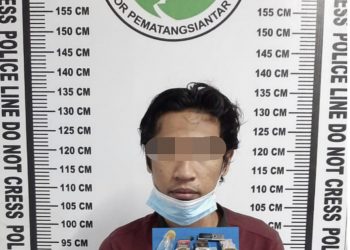 Polres Siantar Ringkus Pemilik Shabu 0,29 gram