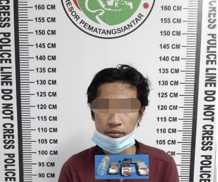 Polres Siantar Ringkus Pemilik Shabu 0,29 gram