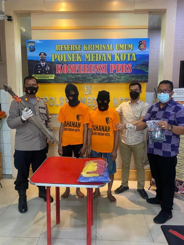 Pelaku Pembobol Toko Di Medan Diringkus