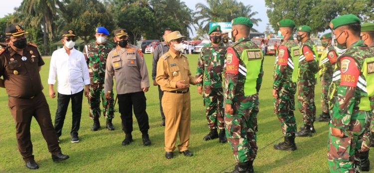 Wakil Bupati Simalungun Pimpin Apel Gelar Pasukan Ops. Ketupat Toba