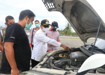 Wakil Bupati Simalungun Periksa Kenderaan Dinas