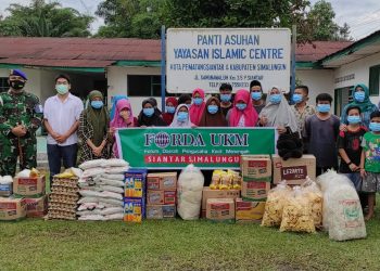 FORDA UKM SIANTAR-SIMALUNGUN BERBAGI KEPADA INI ANAK YATIM MENJELANG IDUL FITRI