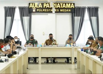 Koordinasi Lintas Sektoral Pengamanan Oprasi Ketupat Toba 2022
