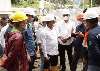 DATANGI PEMBANGKIT LISTRIK PT SMGP MADINA GUBSU LARANG OPERASI SEBELUM ADA SOLUSI PENGEBORAN YANG AMAN