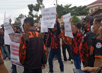 Unjuk rasa SAPMA PP