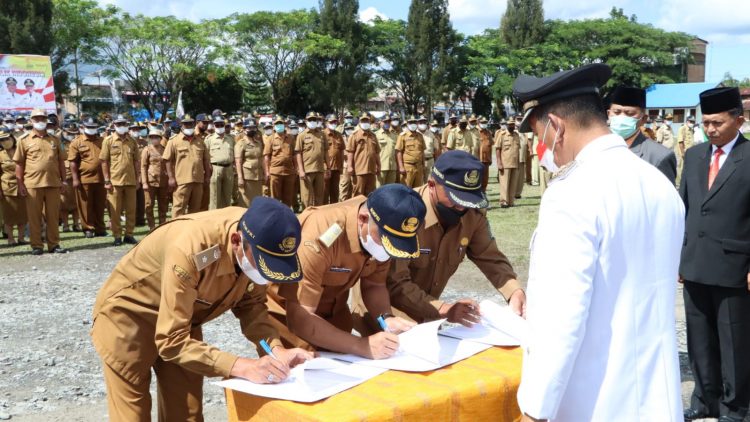 BUPATI SIMALUNGUN LANTIK 245 PEJABAT PANGULU NAGORI