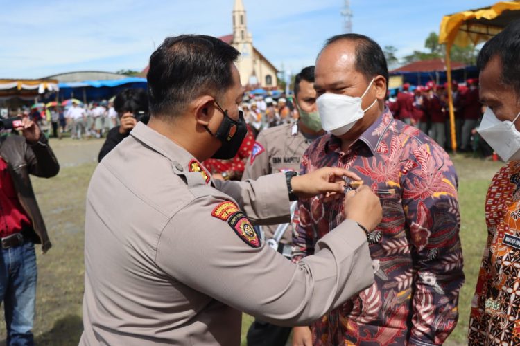 Polres Humbahas Syukuran Hari Lalu Lintas Bhayangkara Ke-67,