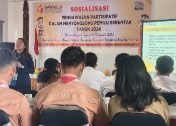 Bawaslu Humbahas Sosialisasi Pengawasan Partisipatif