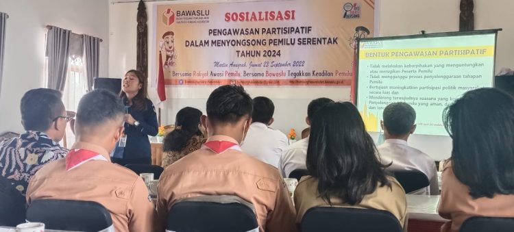 Bawaslu Humbahas Sosialisasi Pengawasan Partisipatif