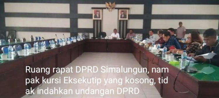 EKSEKUTIP PEMKAB SIMALUNGUN ABAIKAN DPRD