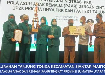 KOTA SIANTAR RAIH 5 PRESTASI PKK TINGKAT SUMUT