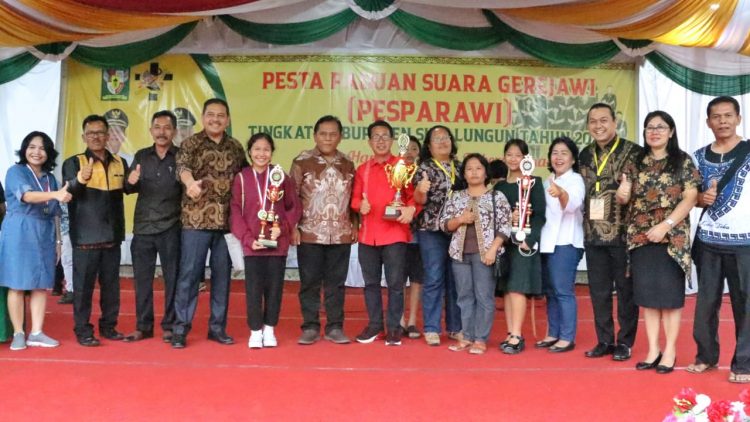 PESPARAWI KABUPATEN SIMALUNGUN 2022 DITUTUP, KEC. RAYA JUARA UMUM