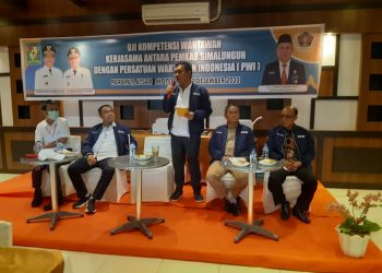 Ketua DPRD Simalungun Apresiasi Pelaksanaan Uji Kompetensi Wartawan