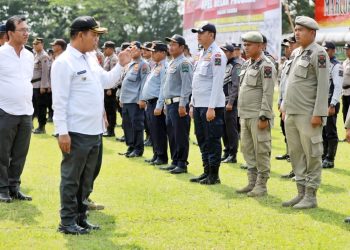 Bupati Pimpin Apel Gelar Pasukan Pengamanan Pilpanag