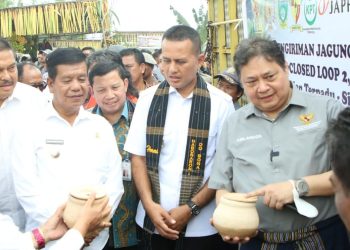 Menko Perekonomian RI Launching Closed Loop Kawasan Pertanian Terpadu Simalungun
