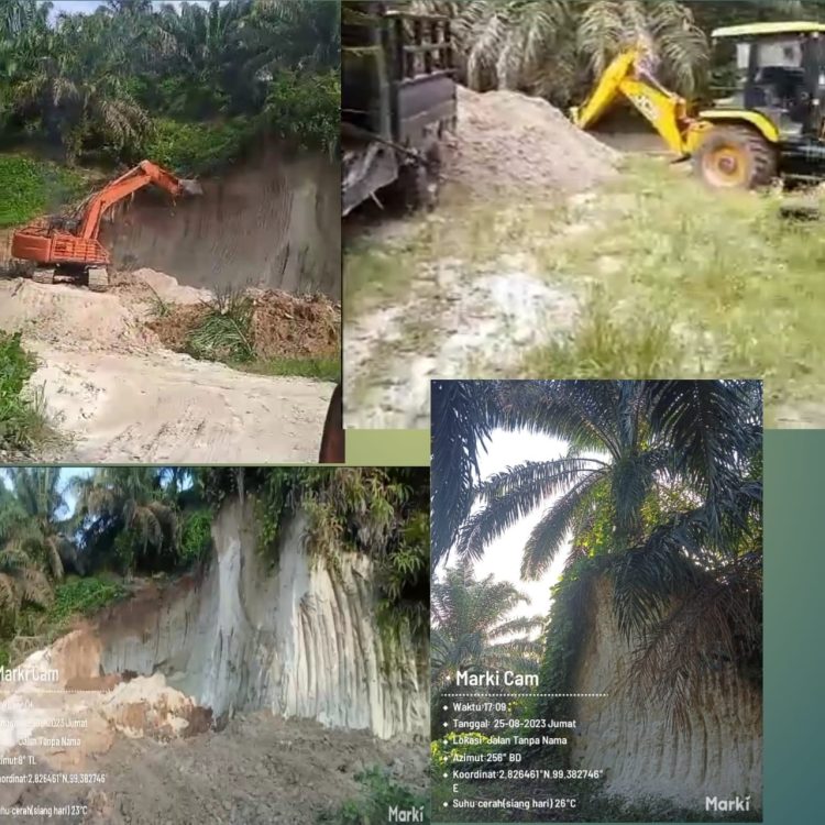 GALIAN C LIAR DI SEI KOPAS, WARGA TERANCAM LONGSORAN