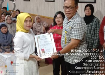 BIMTEK PENYULUHAN KEAMANAN PANGAN DIGELAR DINKES SIMALUNGUN.