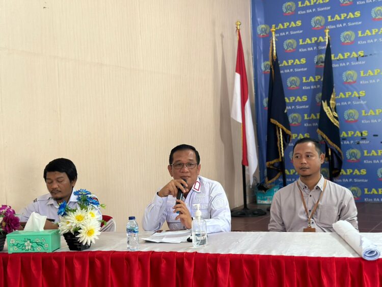 KPPS Lapas Kelas IIA Pematangsiantar Terima Sosialisasi  KPU Simalungun