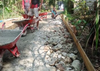 PANGULU JAWA BARU, KEC. HUTABAYU, DIDUGA KELOLA DANA DESA SEMAU GUE