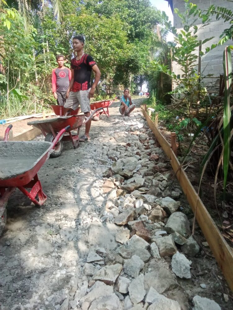 PANGULU JAWA BARU, KEC. HUTABAYU, DIDUGA KELOLA DANA DESA SEMAU GUE