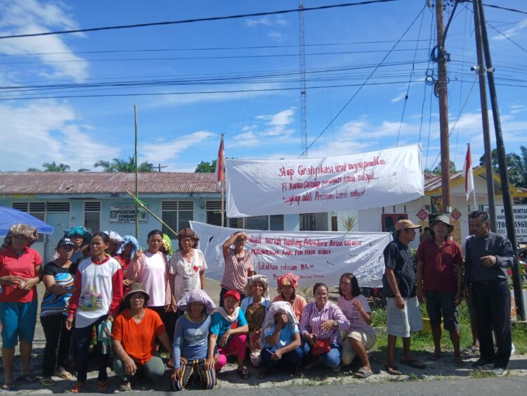 Kasus Tanah di Simalungun: WARGA TIGA DESA TOLAK KONSTATERING DAN SITA EKSEKUSI LAHAN
