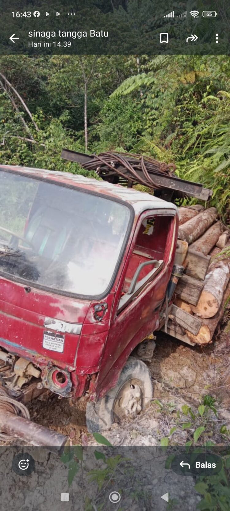 HUTAN CADANGAN PERTANIAN NAGORI TANGGA BATU, DIRAMBAH PERUSAK HUTAN